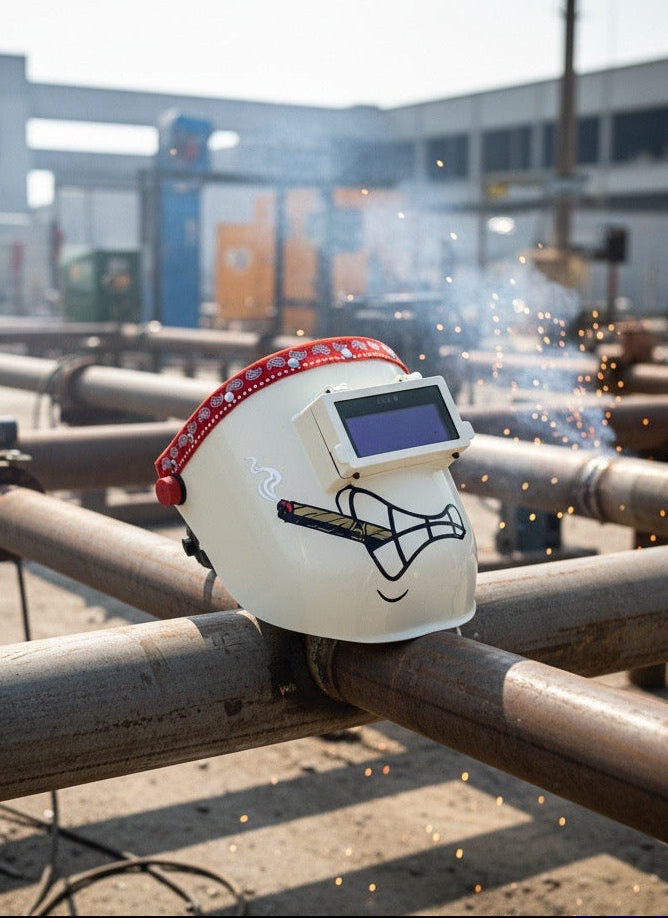 Chopped Sugar Scoop PipeLine Boss Welding Hood