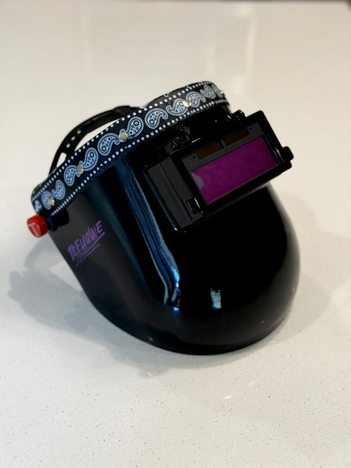 Chopped Sugar Scoop Black Welding Hood