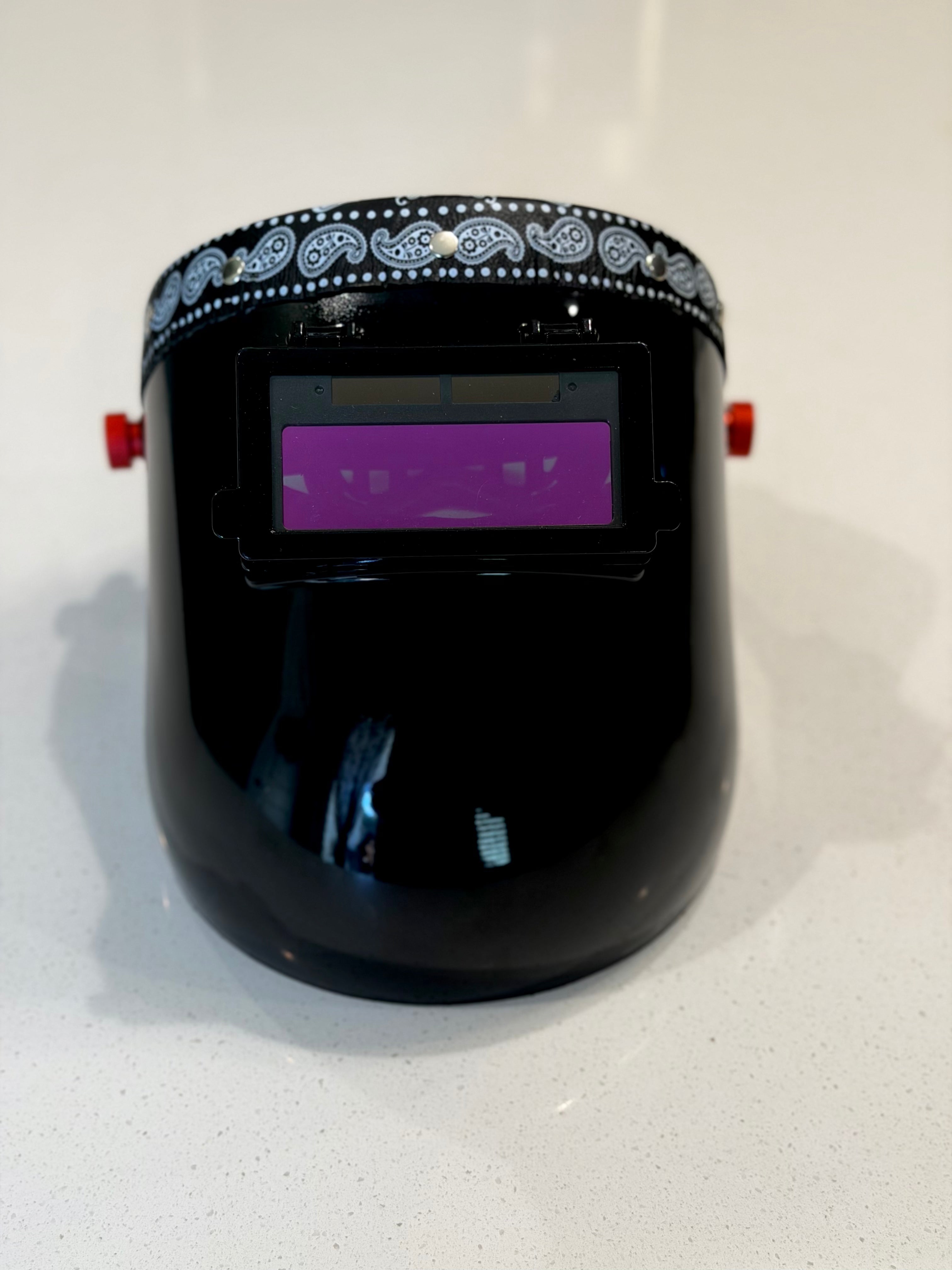 Chopped Sugar Scoop Black Welding Hood