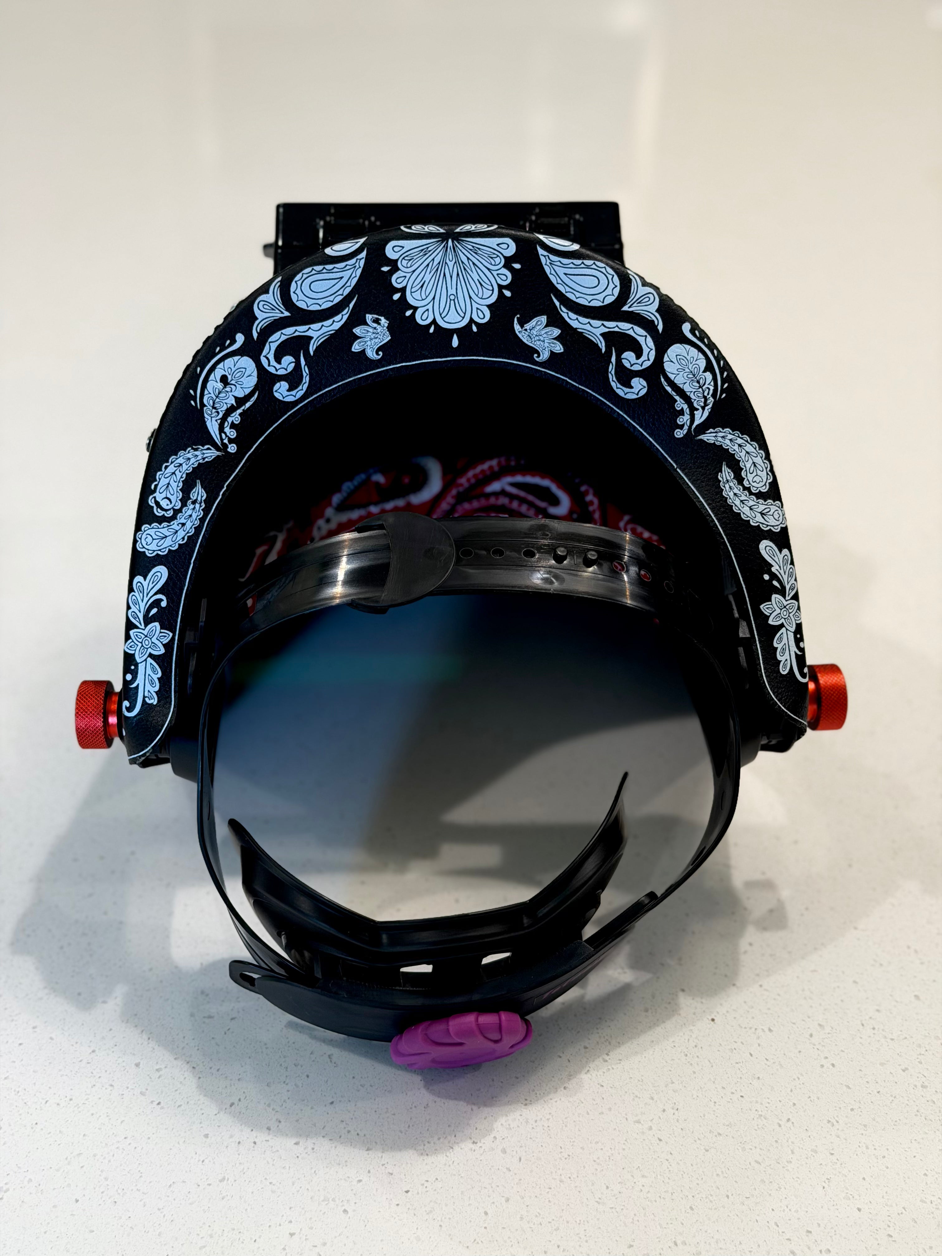 Chopped Sugar Scoop Black Welding Hood