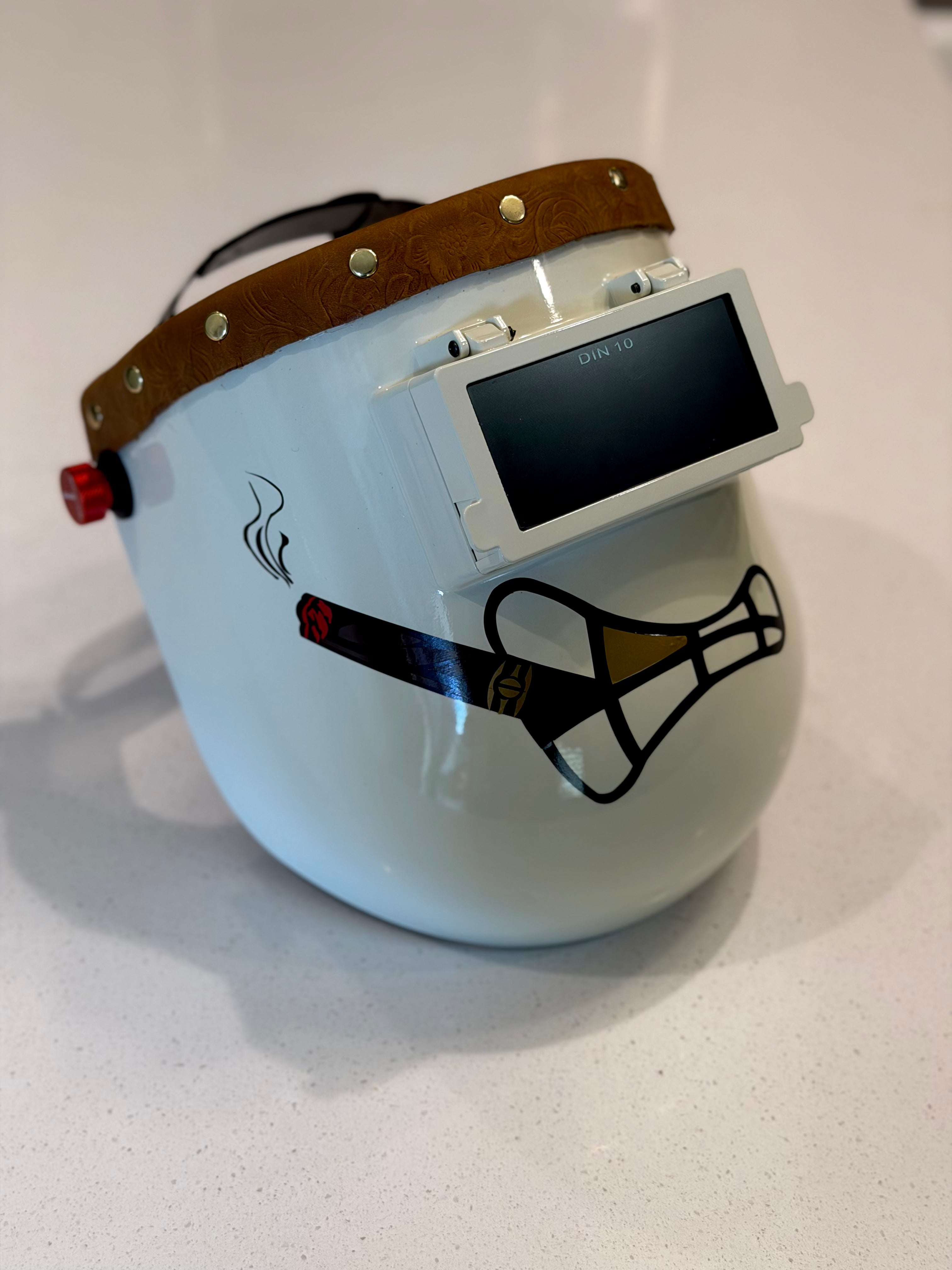 Chopped Sugar Scoop PipeLine Boss Welding Hood